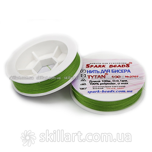 Нитки для бисера Tytan 100 Spark Beads (100м)
